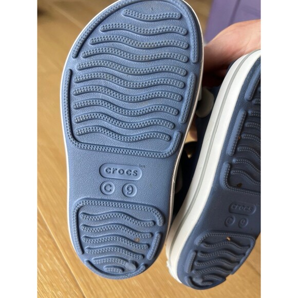 Crocband Cruiser Crocs Sandal Sandals Blue size 9c 9 c - Picture 8 of 8